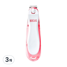 보카스 회전 손톱깎이 NC-3020, 레드, 3개