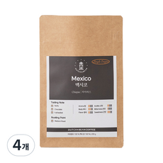 DUTCH&BEAN 墨西哥恰帕斯單品咖啡豆, 200g, 摩卡壺, 4包