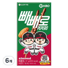 PEPERO 杏仁 KBO LG雙子, 37g, 6個