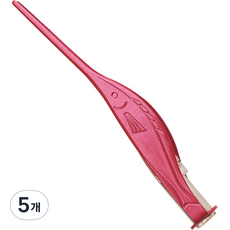 청새치 led 귀지집게 유아핀셋 레드, 1개입, 5개