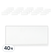 HWARANG 好擦拭的素色橡皮擦, 白色, 40個