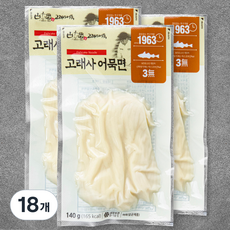 고래사어묵 어묵면, 140g, 18개
