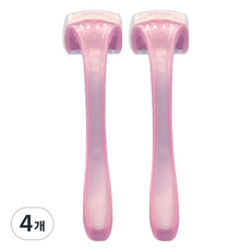 라델리 여성용 면도기 연한 핑크, 4개, 1개입