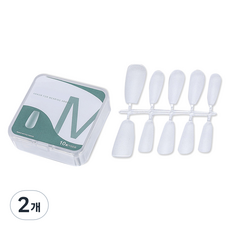 BARNA Coffin霧面延甲片 M 100片入, 2個, 單色