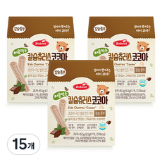 Bebest 初次食用的鈣質吉拿棒, 可可味, 45.5g, 15個
