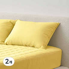 아망떼 수퍼코튼 60수 고밀도 면 2겹 베개커버