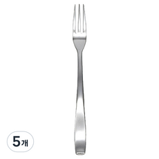 Kitchen Ire Miller 西式餐具 餐叉, 銀色, 5個
