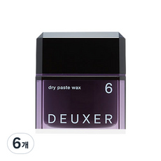 넘버쓰리 듀서 헤어왁스 6 드라이 페이스트, 6개, 80g