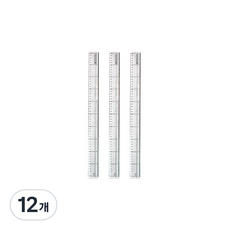 ibis 防切割安全鋼質Plus直尺 50cm, 12個, 混合顏色