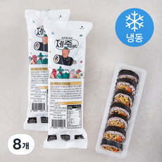 제주eat 제주톳 두부 곤약비건김밥 (냉동), 220g, 8개