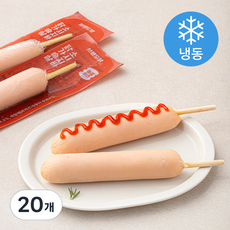 브랜드닭 닭가슴살 소시지바 매콤치즈 (냉동), 70g, 20개