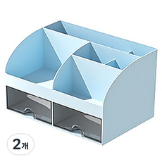 Market Pio 家用桌面粉彩迷你抽屜多用途整理盒, 類型 3, 2個