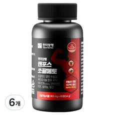 한미양행 맨포스 쏘팔메토 54g, 6개, 60정