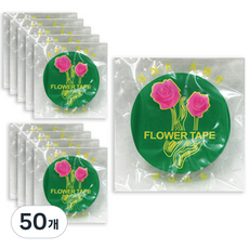 유니아트 꽃테이프 연두, 50개