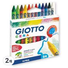 GIOTTO CERA, 24色, 2個