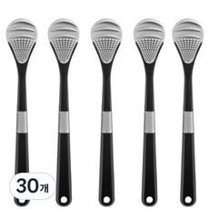 곰지홈 柔軟除舌苔清潔器 黑色, 30個