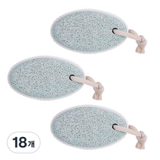 파라디 발 각질 제거 스톤 그린, 1개입, 18개