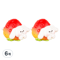 라벤티아 과일 동물 미니어처 타입4, 6개