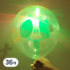와우파티코리아 led 할로윈풍선, 해피할로윈, 36개
