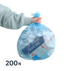 Nature Living 回收垃圾分類塑膠袋 藍色, 200個, 20L