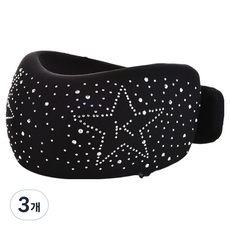 Living Pocket 高級護頸 黑色星星, 3個