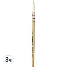 리라 아트 수채유화붓, 1호, 3개