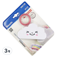 STELAN 테이프 컷팅 디스펜서, 3개, 화이트