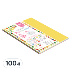 종이문화 스타일리쉬 두꺼운 혼합색지 205g 12 SN Vivid Tone, 100개, A4