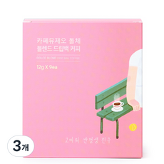 카페뮤제오 돌체 블랜드 드립백커피, 12g, 9개입, 3개