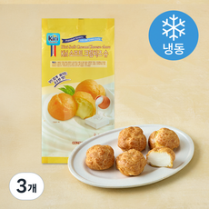 끼리 소프트 크림치즈 슈 (냉동), 35g, 3개, 6개입