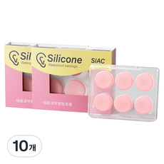 디케이원 초경량 소음방지 귀마개 핑크 2 x 0.7 cm, 10개, 6개입