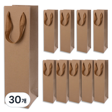 Golden Rabbit Wine C 彩色葡萄酒紙袋 9 x 28 x 8 cm, 30個, 米色