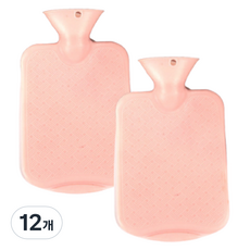 스타리움 PVC 찜질 보온물주머니 핑크 1L, 12개