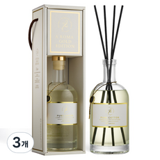 에이로마 골드에디션 디퓨저, 피오니 앤 프리지아, 500ml, 3개