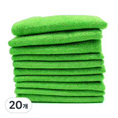 Sunwooland 超細纖維線條彩色抹布 隨機出貨, 20個