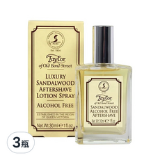 Taylor of Old Bond Street 鬍後水 經典檀香 男士刮鬍後護理, 30ml, 3瓶