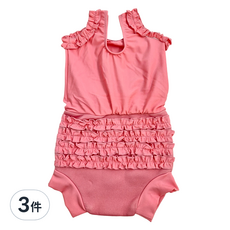 Splash About Happy Nappy Costume 小可愛連身版尿布褲 女童款, M, 3件