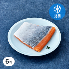 화이트베어 연어살 (냉동), 6개, 100g
