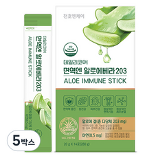 데일리코어 천호엔케어 면역엔 알로에베라203 14p, 280g, 5박스