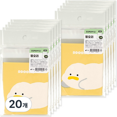 POPO FANCY 胖鴨 OPP 包裝袋 小 15入, 混合顏色, 20個