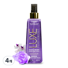 벨캠 헤어 & 바디 퍼퓸미스트 벨벳키스, 4개, 100ml