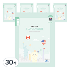 펜피아 1000 초등 1 6영어 제본노트, D블루그린(병아리), 30개