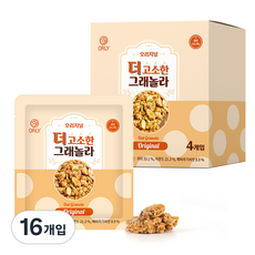 ORLY 더 고소한 그래놀라 오리지널, 25g, 16개