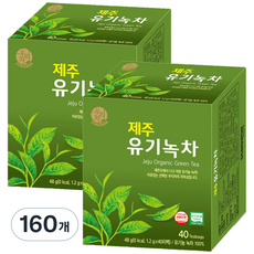 우리차 제주 유기녹차, 1.2g, 40개입, 4개