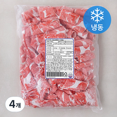 미국산 목심 돌돌이 2mm (냉동), 2.5kg, 4개