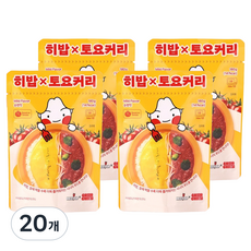 히밥바비 토요커리 순한맛, 180g, 20개