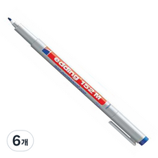 에딩e-152M/OHP마카펜수성/1mm3, 청색, 6개