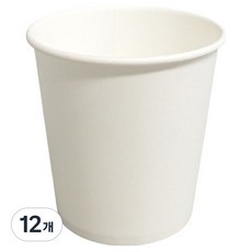 요리를그리다 무지 위생 종이컵 185ml, 12개, 50개입
