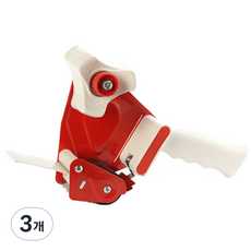 라이프 테이프 핸드 커터기, 레드, 3개