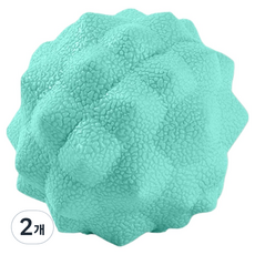 쏙쏙채움 涼感簡約按摩球 6.5cm, 綠色, 2個